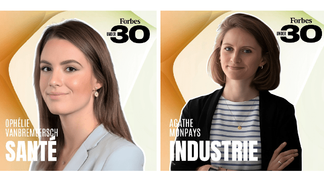 Agathe MONPAYS, Ophélie VANBREMEERSCH: 2 IÉSEG graduates in the Forbes 30 Under 30 list!